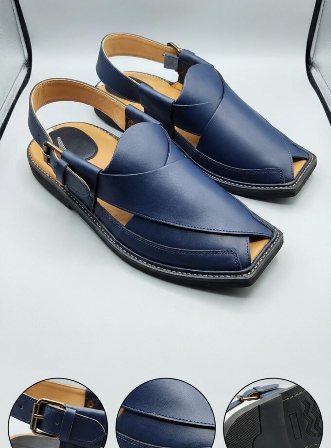 Peshawari Sandals - Blue