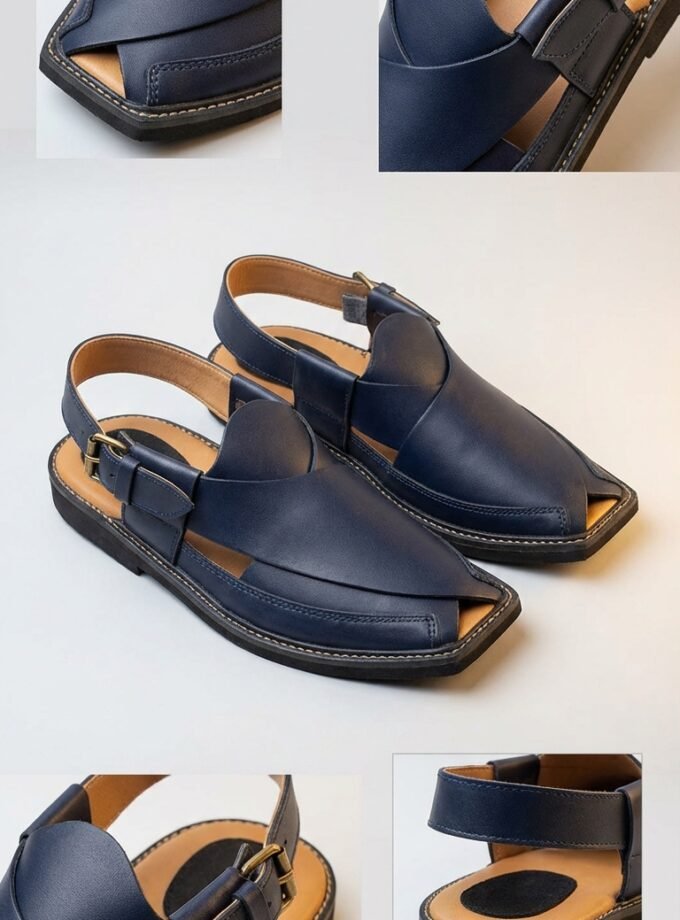Peshawari Sandals - Blue